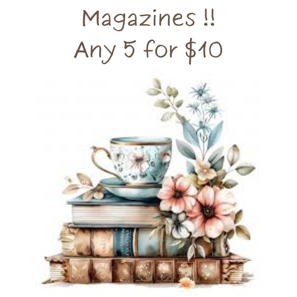Any FIVE Magazines are $10 plus DISCOUNTED shipping